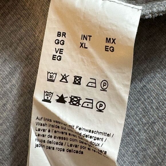 Hugo Boss Sweater Mens Size XL Qouter Zip Gray Cotton Pullover Mock Neck - Picture 11 of 13